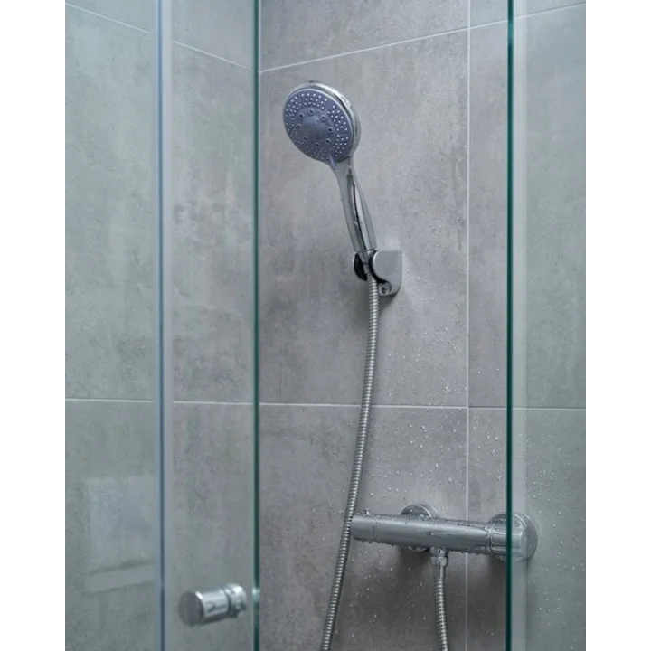 Mey İthalat® 4 Modlu El Duşu Başlığı Spiral Hortumlu Duş Seti Banyo Aksesuarı