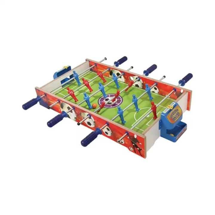 Mey İthalat® 402 Ahşap Masa Maçı Oyunu Orta Boy -Akçiçek Oyuncak