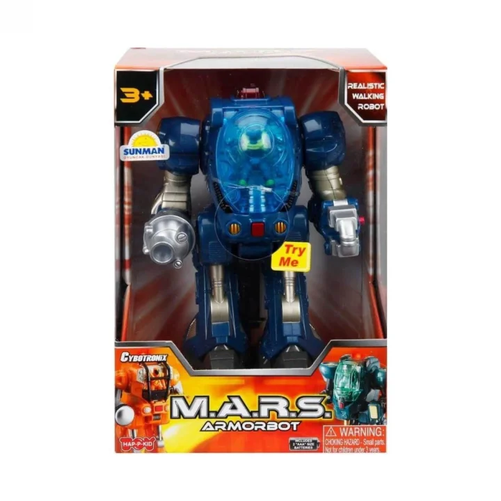 Mey İthalat®  40497 M.A.R.S Sesli ve Işıklı Zırhlı Robot