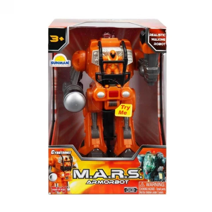 Mey İthalat®  40497 M.A.R.S Sesli ve Işıklı Zırhlı Robot