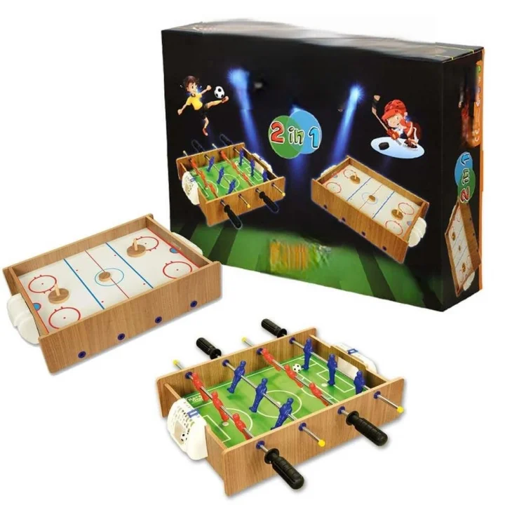 Mey İthalat® 412 Ahşap Hokey ve Masa Maçı Oyunu