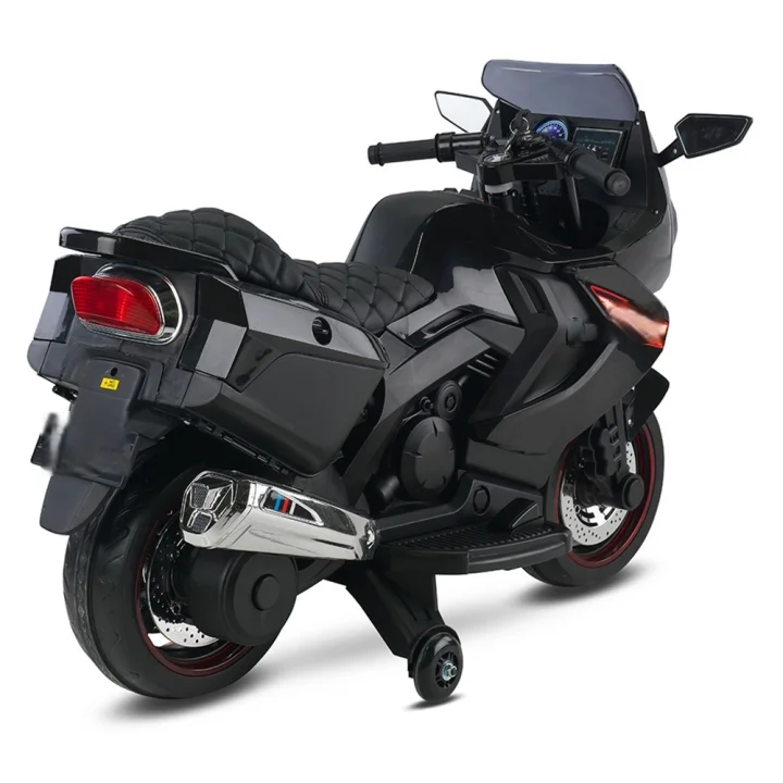 Mey İthalat®   438A XMX-316 Ledli Akülü Motor 12 Volt Siyah