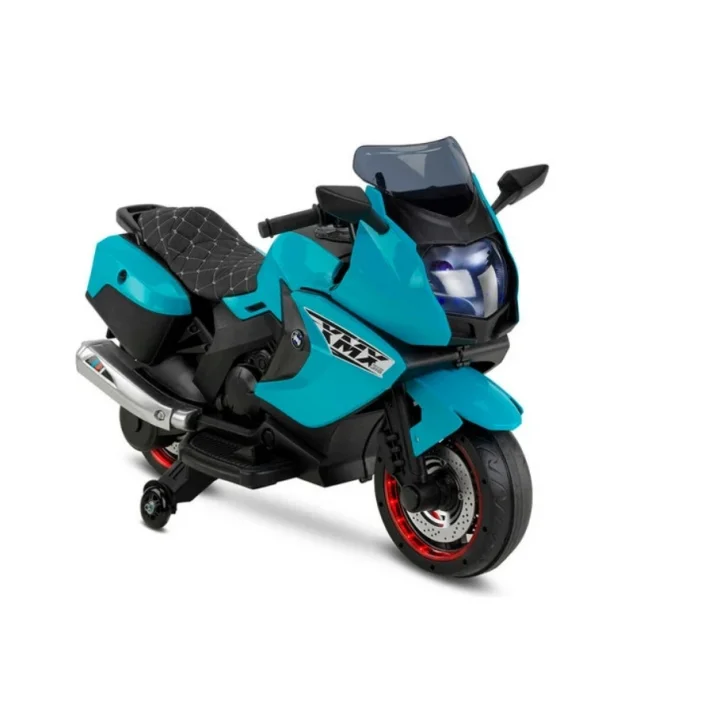 Mey İthalat® 438A XMX-316 Ledli Akülü Motor 12 Volt Turkuaz