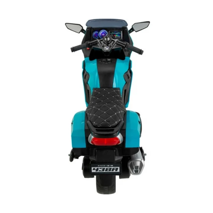 Mey İthalat® 438A XMX-316 Ledli Akülü Motor 12 Volt Turkuaz