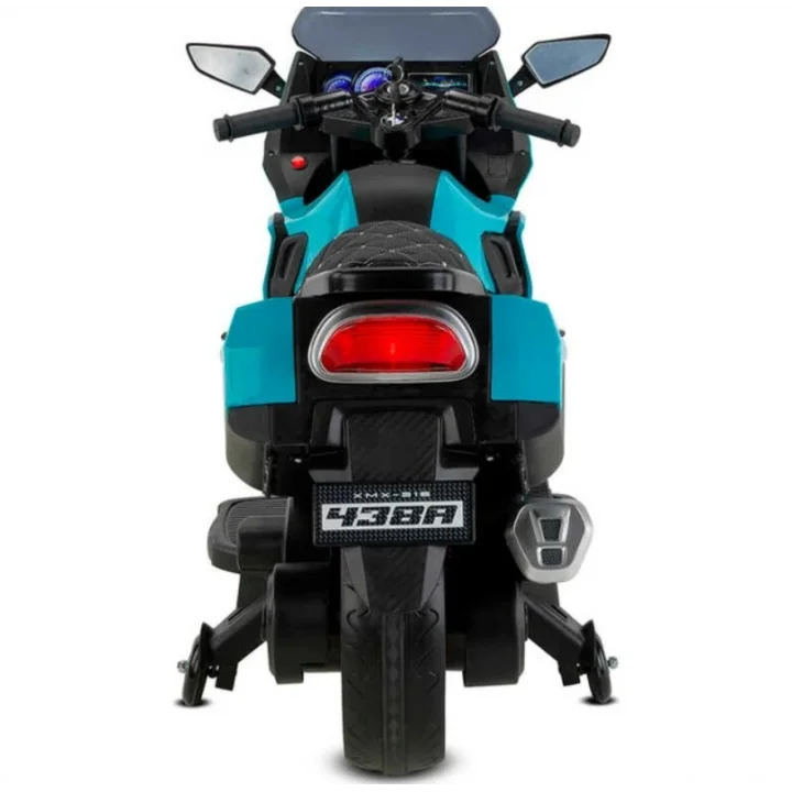 Mey İthalat® 438A XMX-316 Ledli Akülü Motor 12 Volt Turkuaz