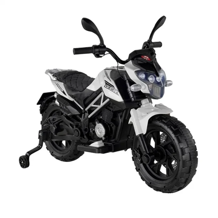 Mey İthalat® 447 Motocross Akülü Motosiklet Beyaz