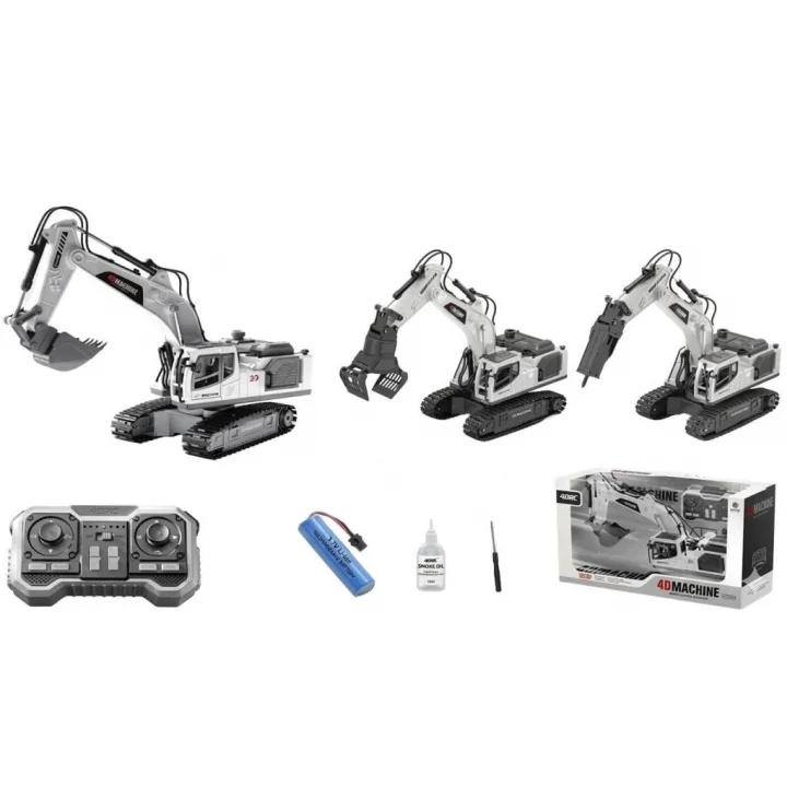 Mey İthalat® 4D-E3 METAL DEĞİŞEBİLEN 3 BAŞLIKLI DUMAN ATAN İŞ MAKİNASI