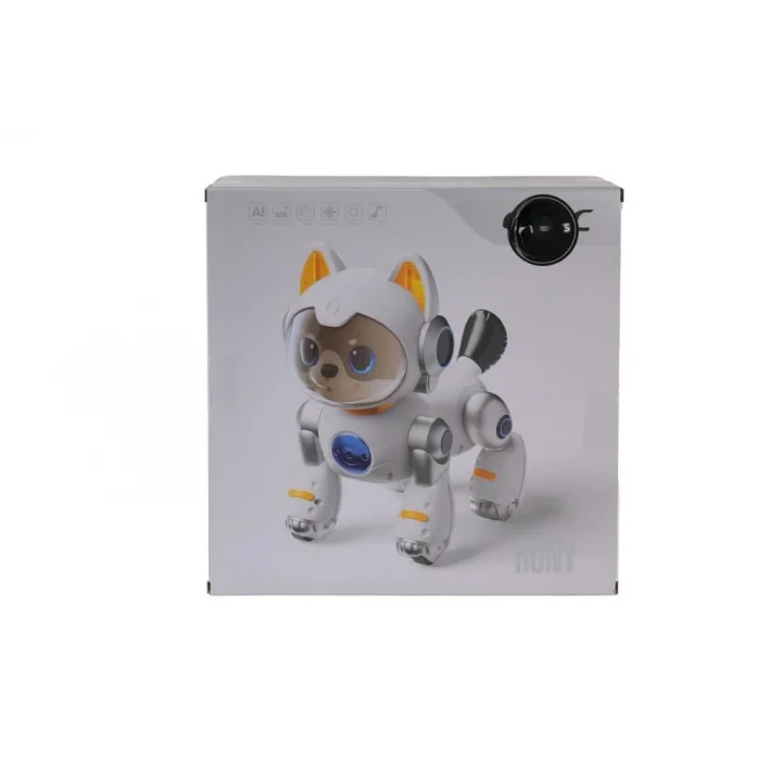 Mey İthalat® 4D-Y14 UZAKTAN KUMANDALI SEVİMLİ KEDİ KÖPEK ROBOT