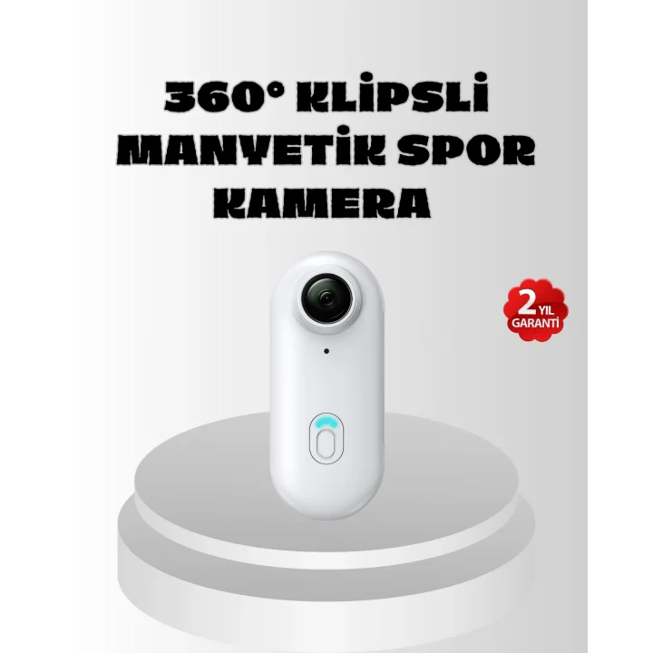 Mey İthalat® 4K Full HD Spor Kamerası 360° Klips ve WiFi Özellikli