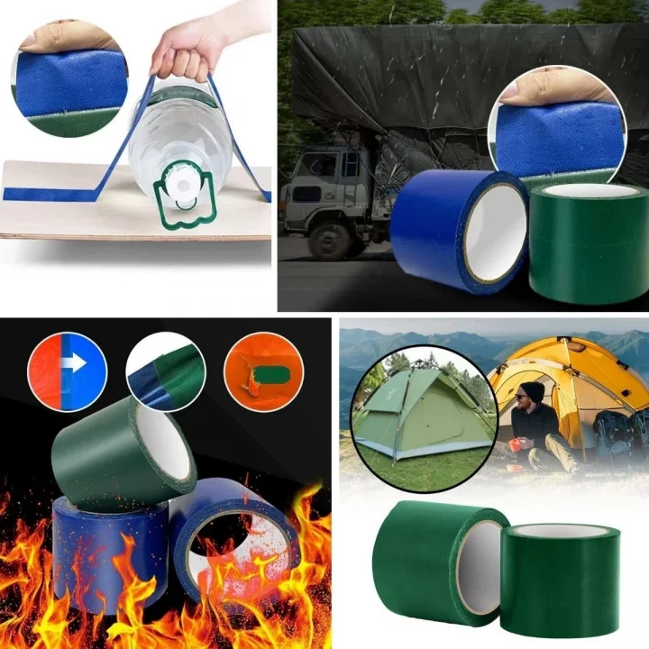 Mey İthalat®  5 cm x 5 mt. Yapışkanlı  Çadır Tente Hortum Tamir Bandı