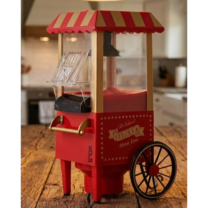 Mey İthalat® 5 Dakikada Popcorn Hazırlayan Yağsız Patlatma Makinesi