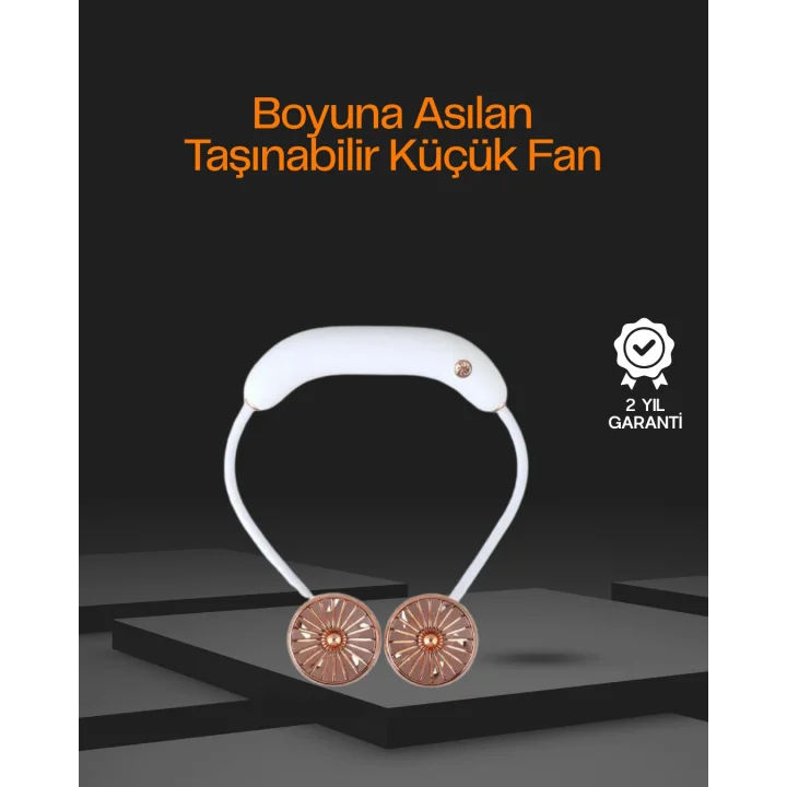 Mey İthalat® 5 Kanatlı Sessiz Mini Fan 3 Vitesli Katlanabilir Asılabilir