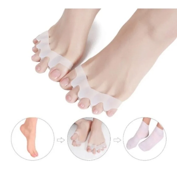 Mey İthalat® 5 Parmak Ayıran Geçmeli Makara Beyaz Renk