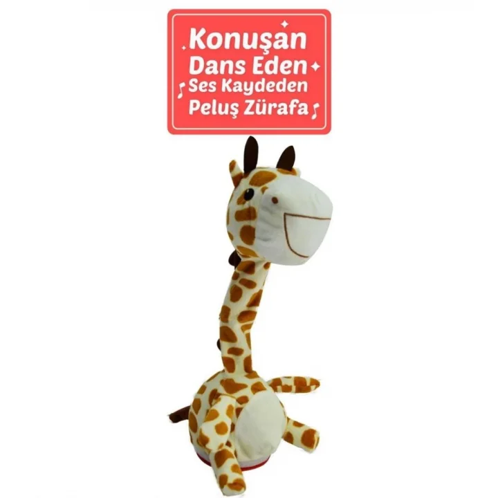 Mey İthalat® 50109 40 CM KONUŞAN ŞAŞKIN ZÜRAFA -HLY