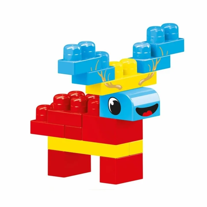 Mey İthalat® 5020 OYUNCAK BASKILI TORBADA BÜYÜK BLOKLAR 100 PARÇA