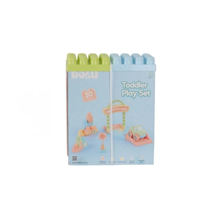 Mey İthalat® 5218 OYUNCAK YOL VE BLOK SET 30 PCS