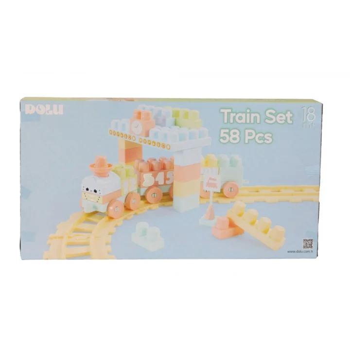 Mey İthalat® 5221 OYUNCAK TREN SET 58 PARÇA