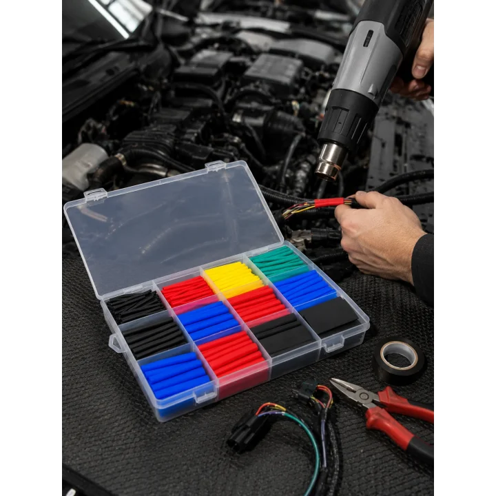Mey İthalat® 560 Makaron Seti Elektrik ve Elektronik Kablo İzolasyon Tamir Seti