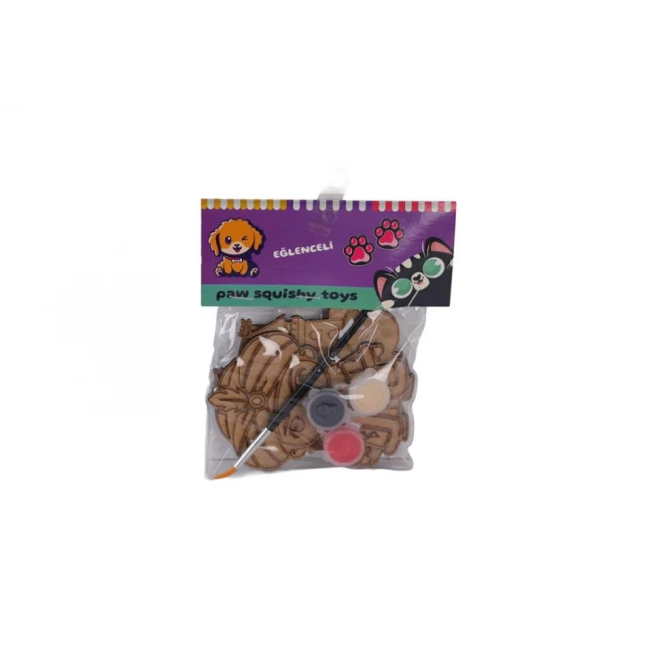 Mey İthalat® 5637 AHŞAP 3 LÜ BOYAMA