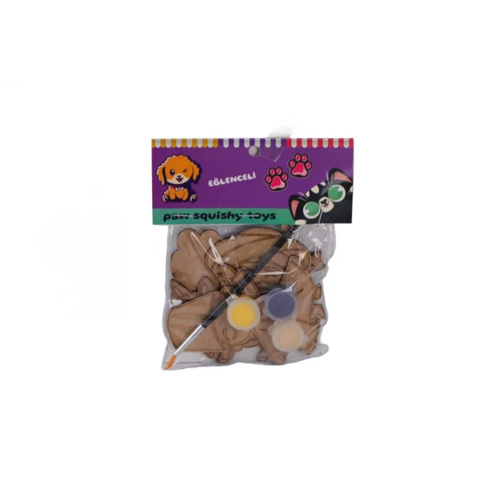 Mey İthalat® 5637 AHŞAP 3 LÜ BOYAMA