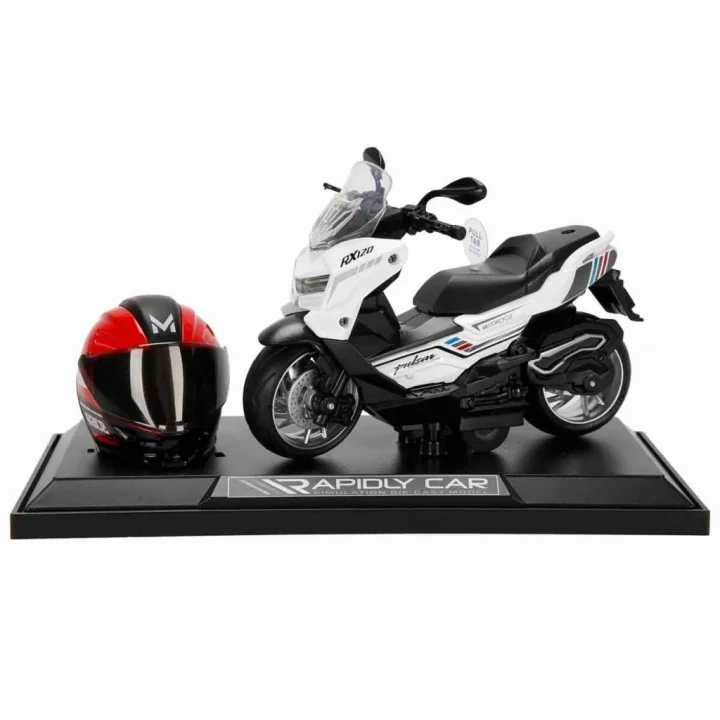 Mey İthalat® 5834 MOTOSİKLET 1 14 KASKLI FİGÜR PB 3R SES IŞIK