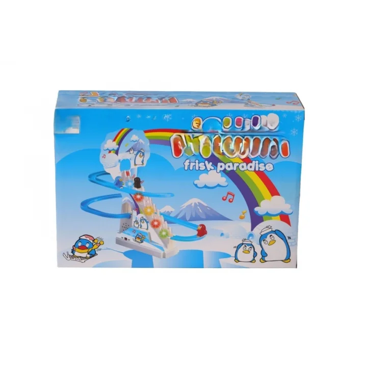 Mey İthalat® 587-2 KUTULU MERDİVENLİ PİLLİ PENGUEN