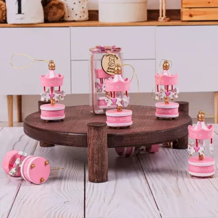 Mey İthalat® 6lı Ufak Atlı Karınca Açık Pembe