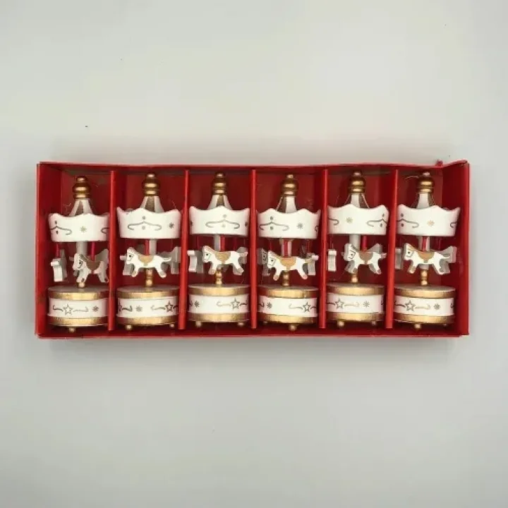Mey İthalat® 6lı Ufak Atlı Karınca Gold-Beyaz