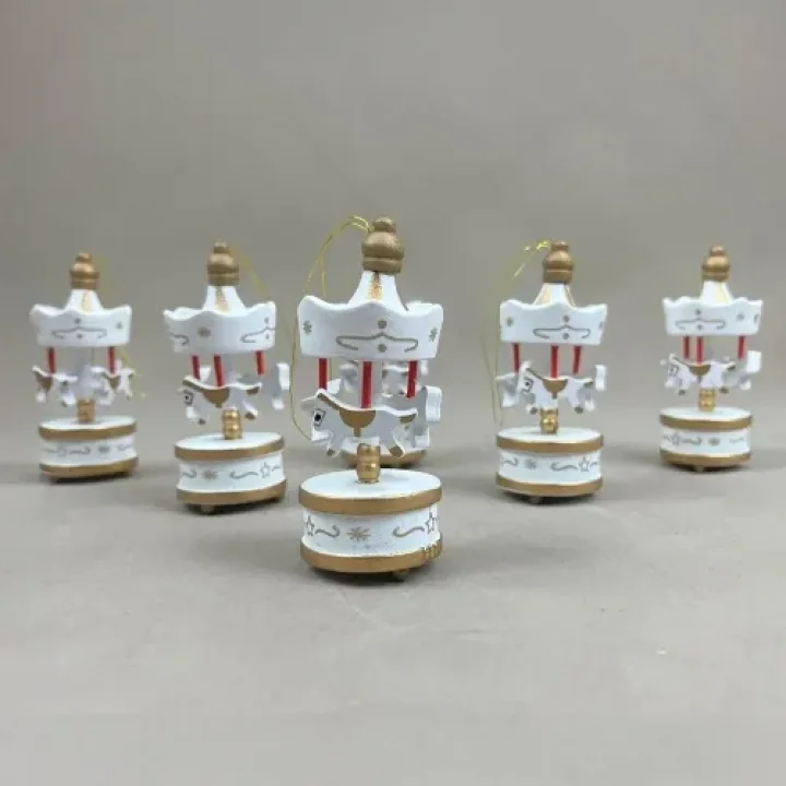 Mey İthalat® 6lı Ufak Atlı Karınca Gold-Beyaz