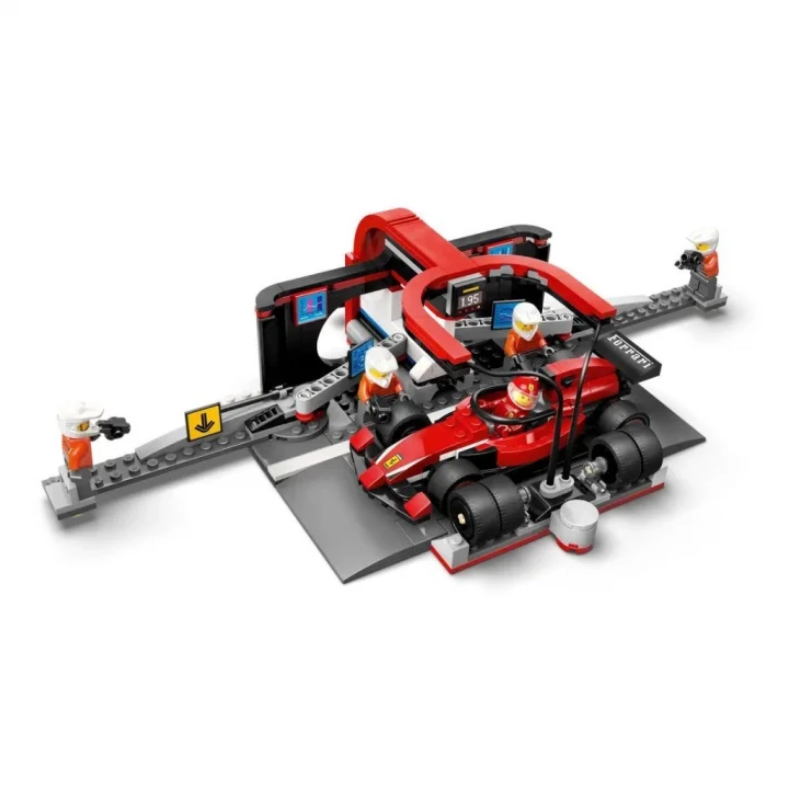 Mey İthalat® 60443   City Ferrari F1 Pit Stop ve Pit Ekibi 322 parça +6 yaş