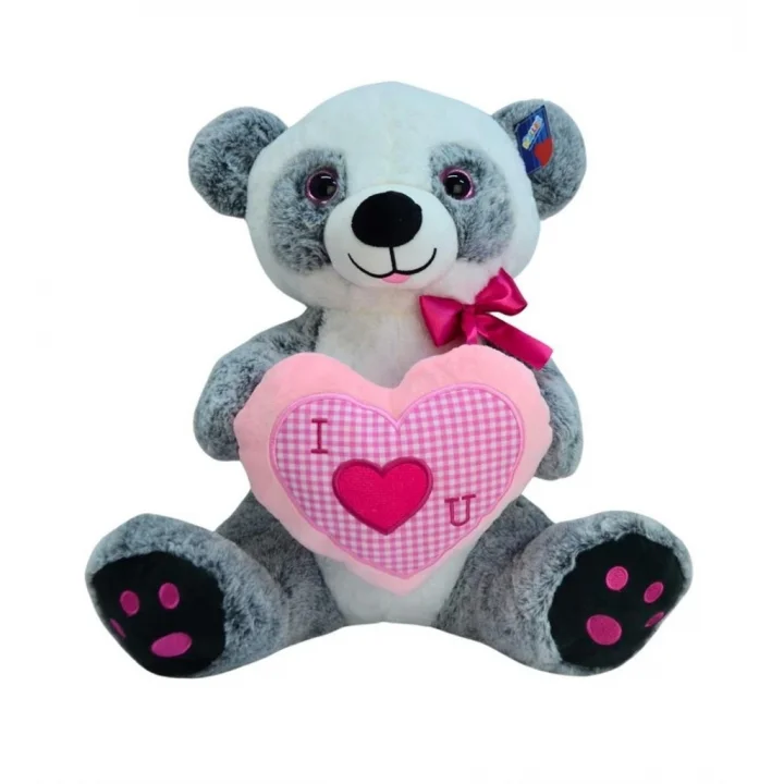 Mey İthalat® 62909 30 CM KALP TUTAN PANDA -HLY