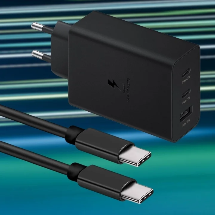 Mey İthalat®  65W Hızlı Şarj Edebilen TYPE C uçlu Şarj Aleti