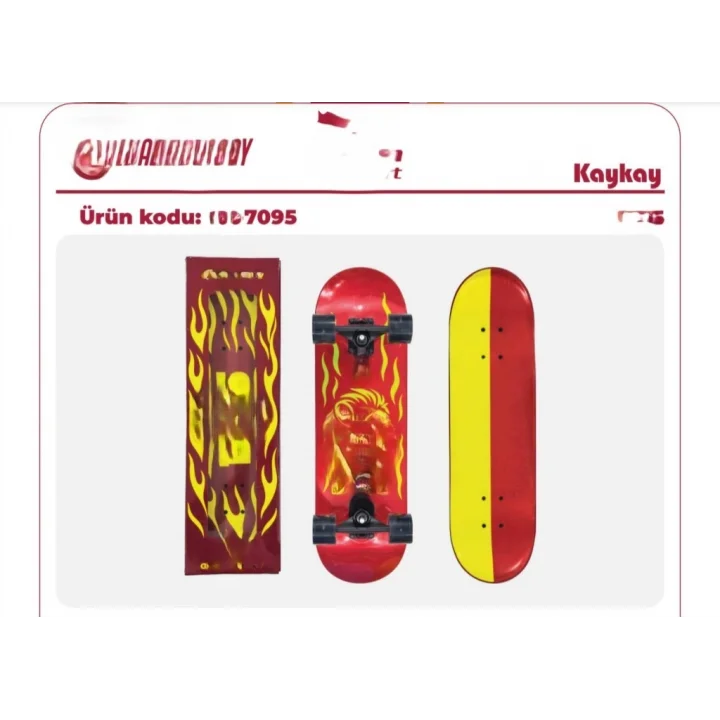 Mey İthalat® 7095 SARI KIRMIZI KAYKAY