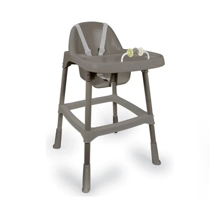 Mey İthalat® 7566 MAMA SANDALYESİ OYUNCAKLI -  GRİ