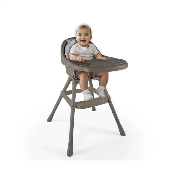 Mey İthalat® 7569 OYUNCAK-PREMİUM MAMA SANDALYESİ-STONE GRİ