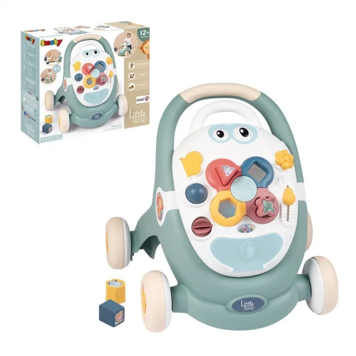Mey İthalat® 7600140304 LS  Trotty Yürüyüş Arkadaşım 3IN1 -Smoby