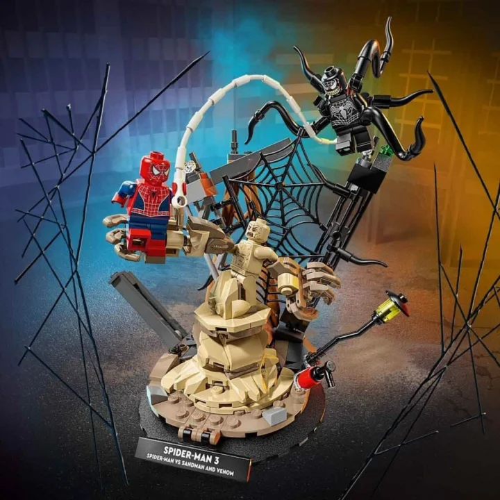 Mey İthalat® 76334 Marvel Efsanevi Savaş: Spider-Man Sandmane karşı 201 parça +9 yaş