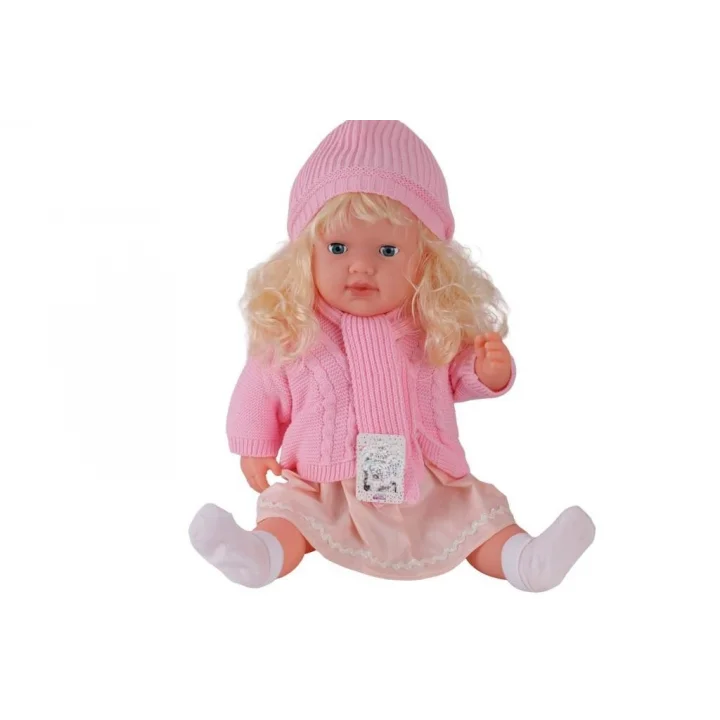 Mey İthalat® 7959 60 CM TRİKOLU HIRKALI SAÇLI BÜYÜK BEBEK