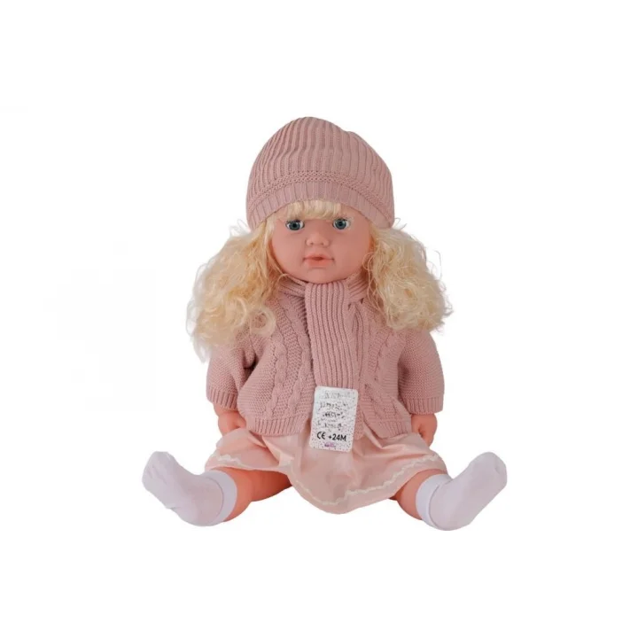 Mey İthalat® 7959 60 CM TRİKOLU HIRKALI SAÇLI BÜYÜK BEBEK
