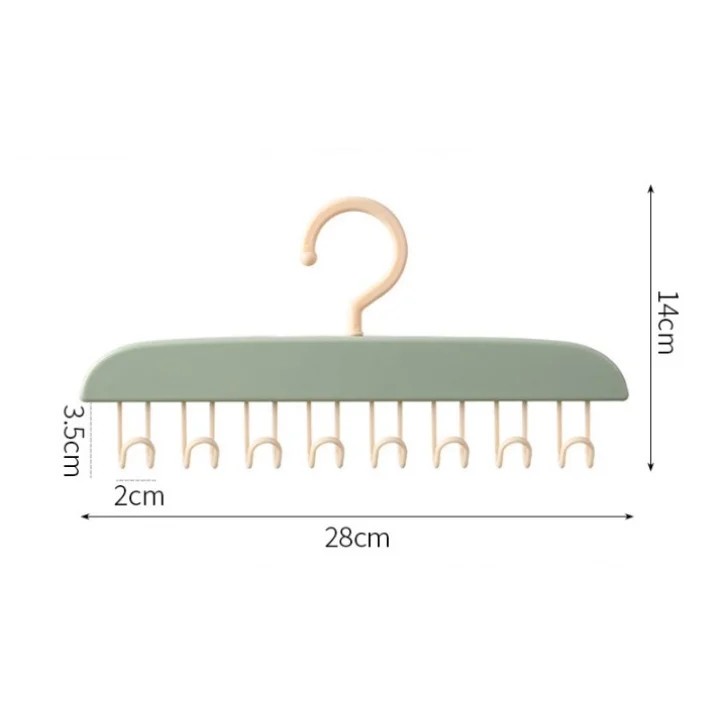 Mey İthalat® 8 Kancalı Çok Amaçlı Yapışkanlı Askı