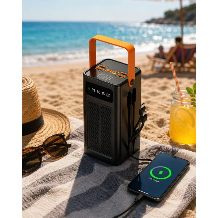 Mey İthalat® 80.000 GÜNEŞ ENERJİLİ POWERBANK