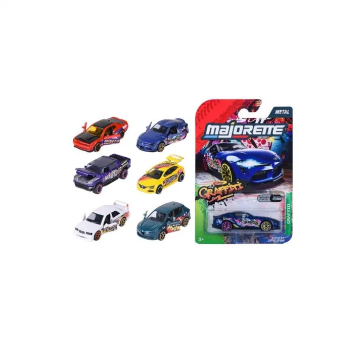Mey İthalat® 8504100002 Graffiti Premium Cars 6-t (adet fiyatıdır.)