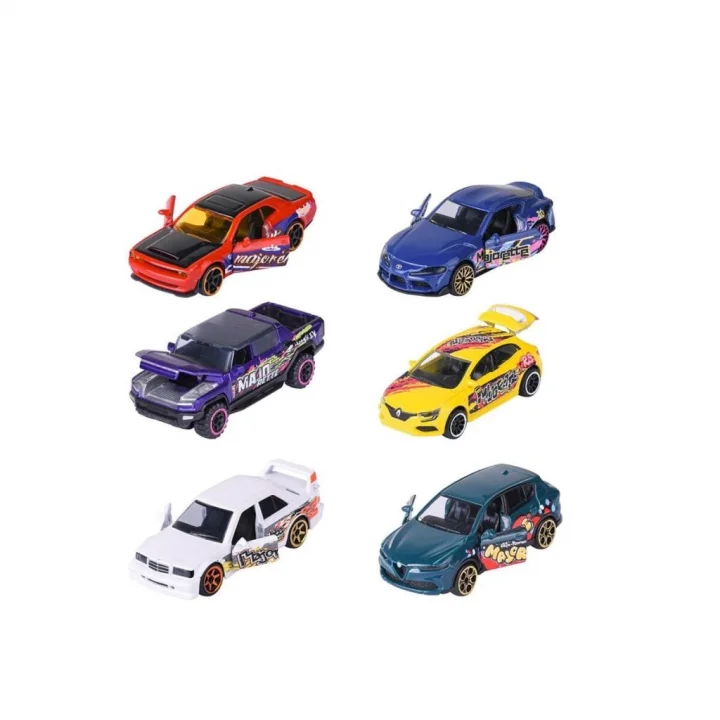 Mey İthalat® 8504100002 Graffiti Premium Cars 6-t (adet fiyatıdır.)