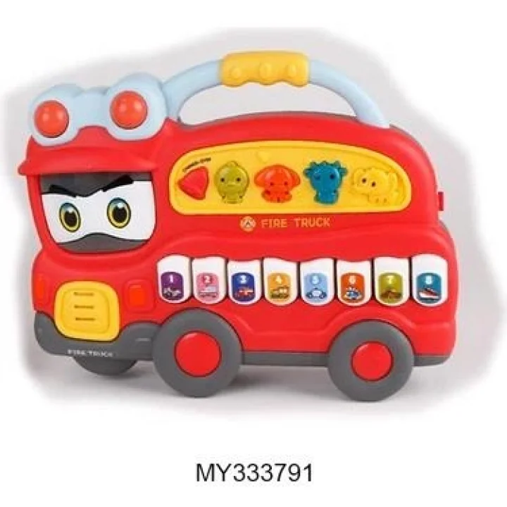 Mey İthalat® 855-109D PİLLİ MÜZİKLİ OTOBÜS -ZRV