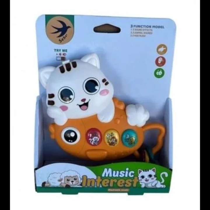 Mey İthalat® 855-202D PİLLİ MÜZİKLİ KEDİ -ZRV