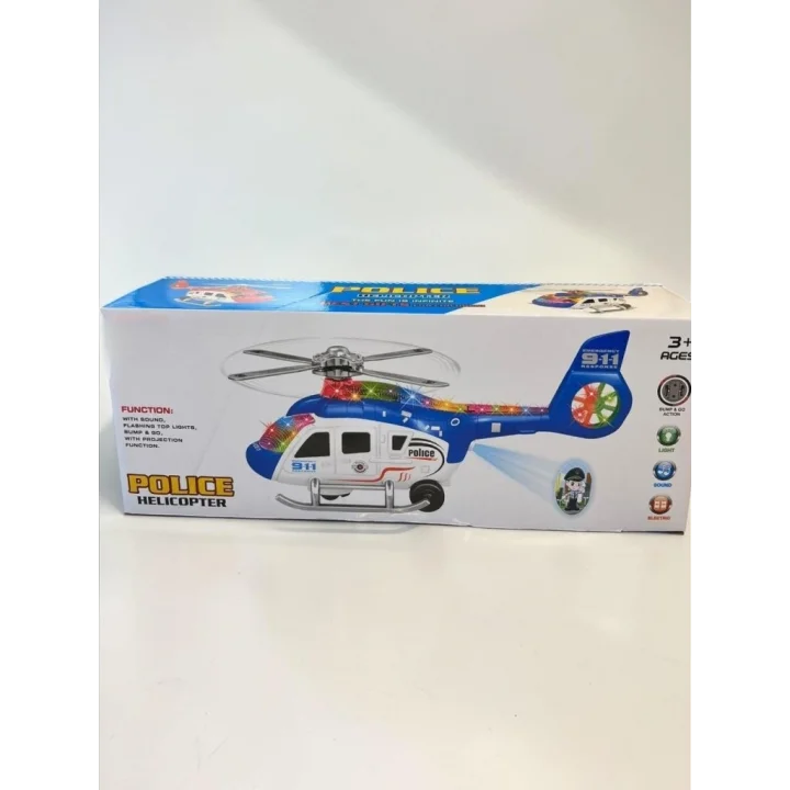 Mey İthalat® 8814 SESLİ IŞIKLI ÇARP DÖN HELİKOPTER-KRS