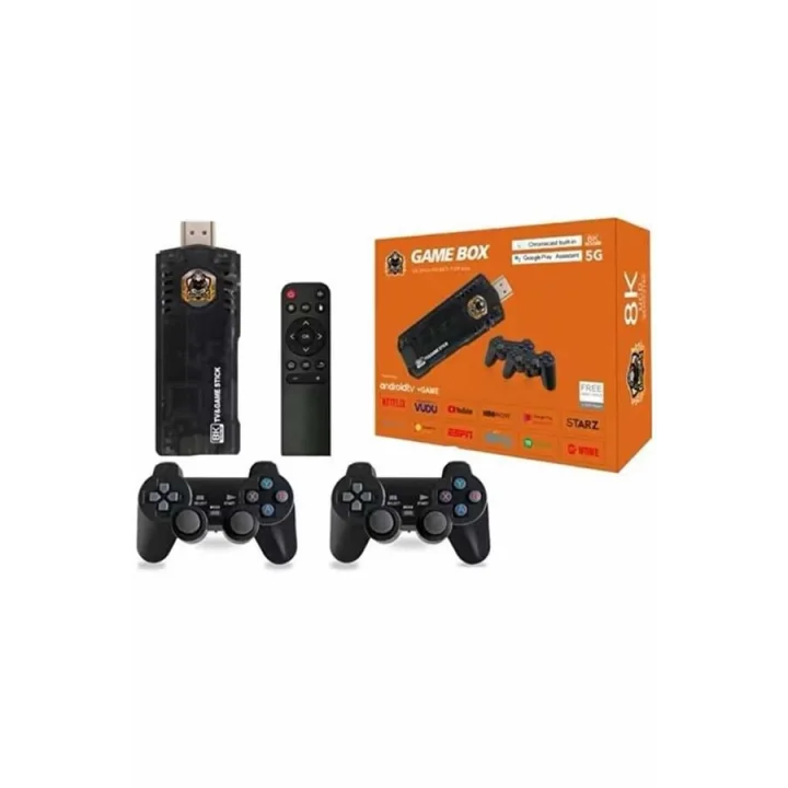 Mey İthalat® 8K Ultra HD Game Box 36500 Oyunlu Game Stick Oyun Konsolu