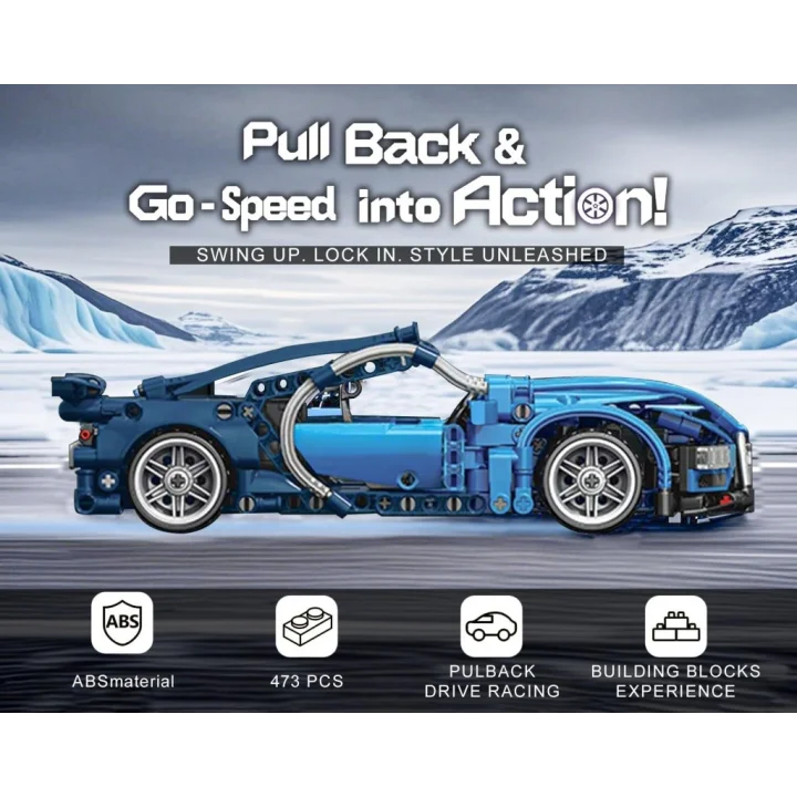 Mey İthalat® 9055-5 TOYSE TOYS BRİCKS SPEED MAVİ -EKN