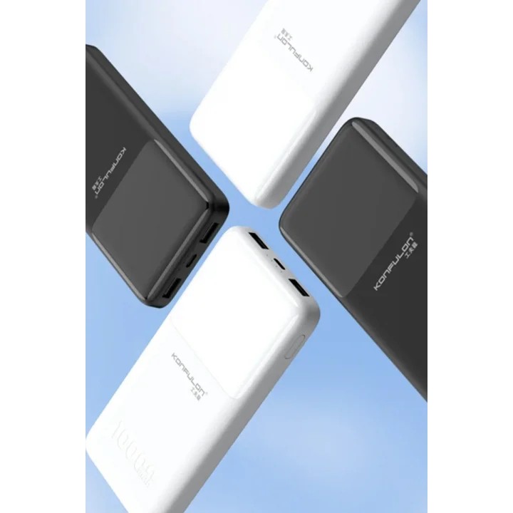 Mey İthalat®  A35 10.000 mAh 15W Mini Powerbank - Siyah