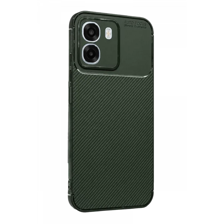 Mey İthalat®    A6T 5G Auto Focus Karbon Kapak - Koyu Yeşil